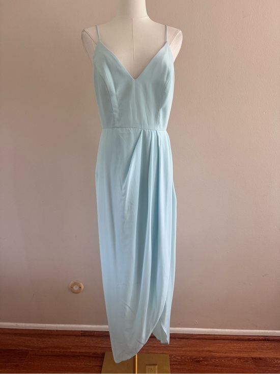 Aqua Dresses & Skirts - Aqua Light Blue Spaghetti-Strap Maxi Dress